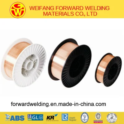 Er70s-6/Er50-6 CO2 Gas Shielded Welding Wire Coated Copper Welding Wire Welding Electrodes